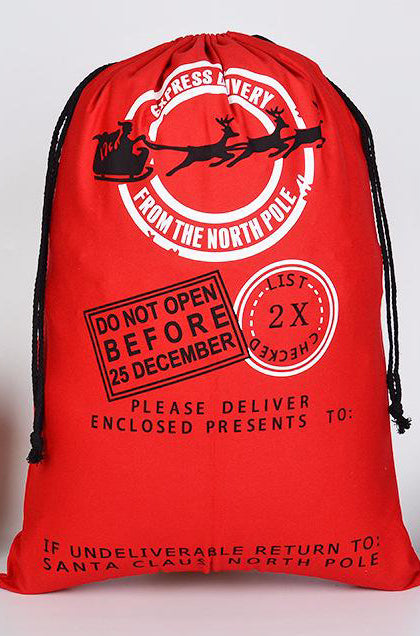 Christmas High Quality Canvas Gift Bags